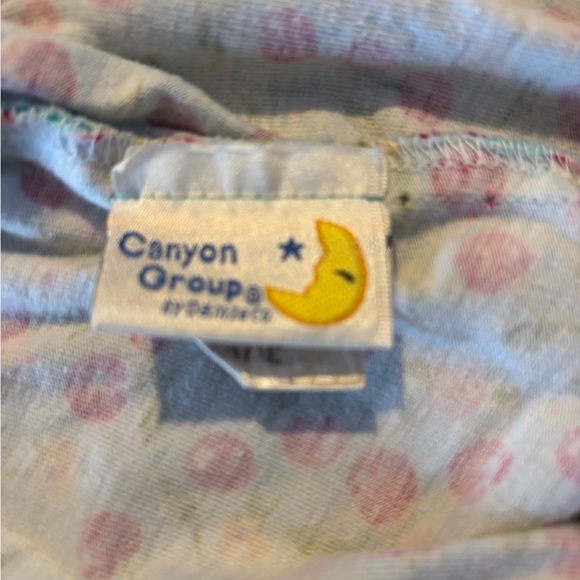 Vintage Canon  Mint Green and Red women’s Pajama Set Cherry print. SZ LARGE - Picture 6 of 10